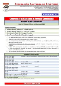 Campeonato de Cantabria Alevín y Benjamín de Pruebas Combinadas / Campeonato de Cantabria Cadete de 4x100 @ Castro Urdiales | Cantabria | España
